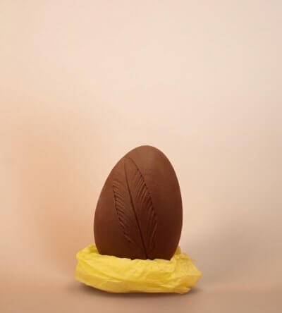 Oeuf surprise plume lait