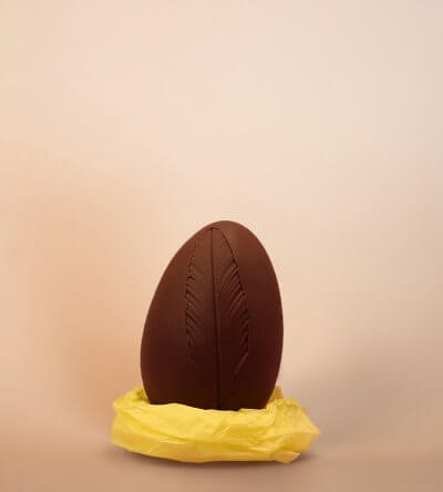 Oeuf surprise plume noir