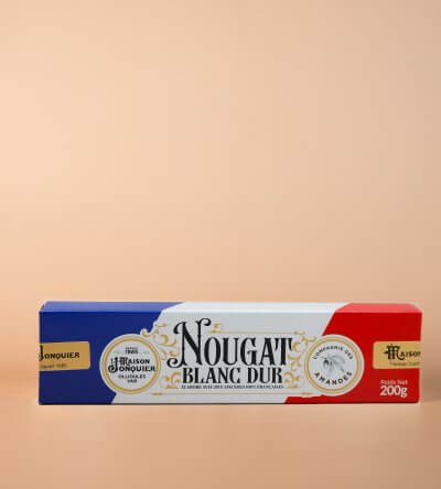 Nougat Blanc Dur aux Amandes de France