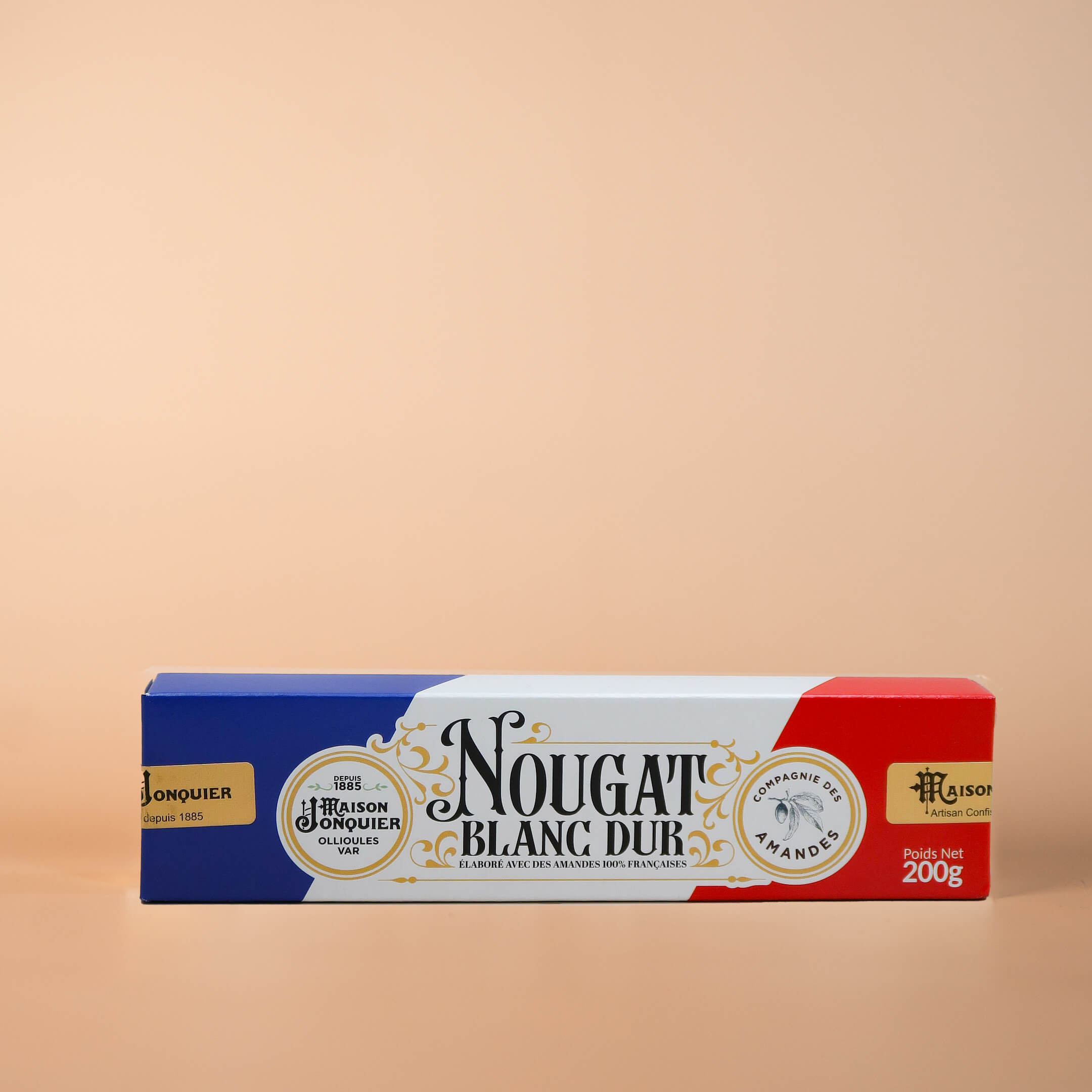 Nougat Blanc Dur aux Amandes de France