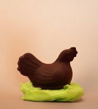 Poule de Pâques noir